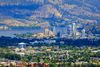 A city skyline of Kelowna.