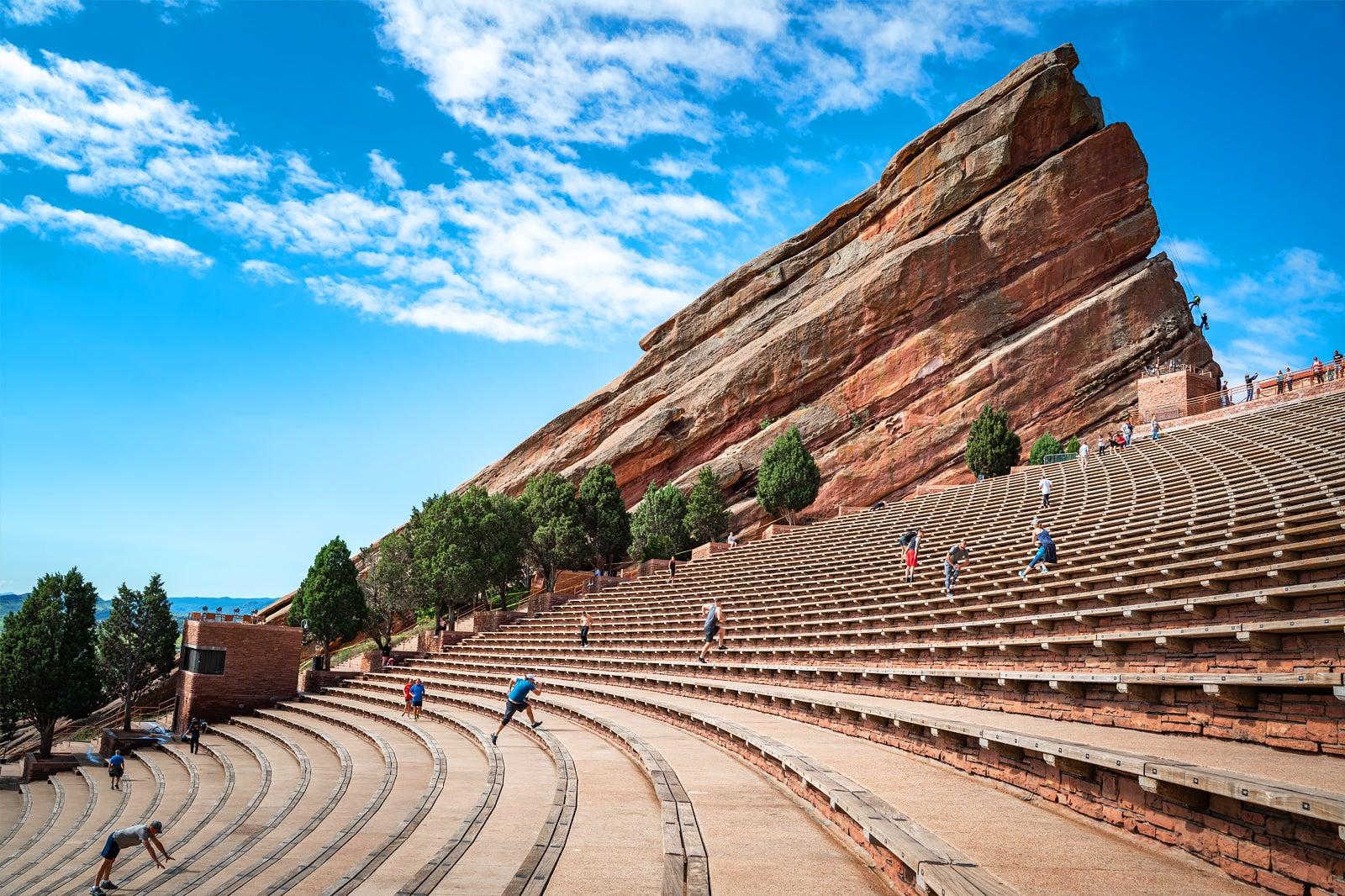Red Rocks Park and Amphitheatre in Colorado