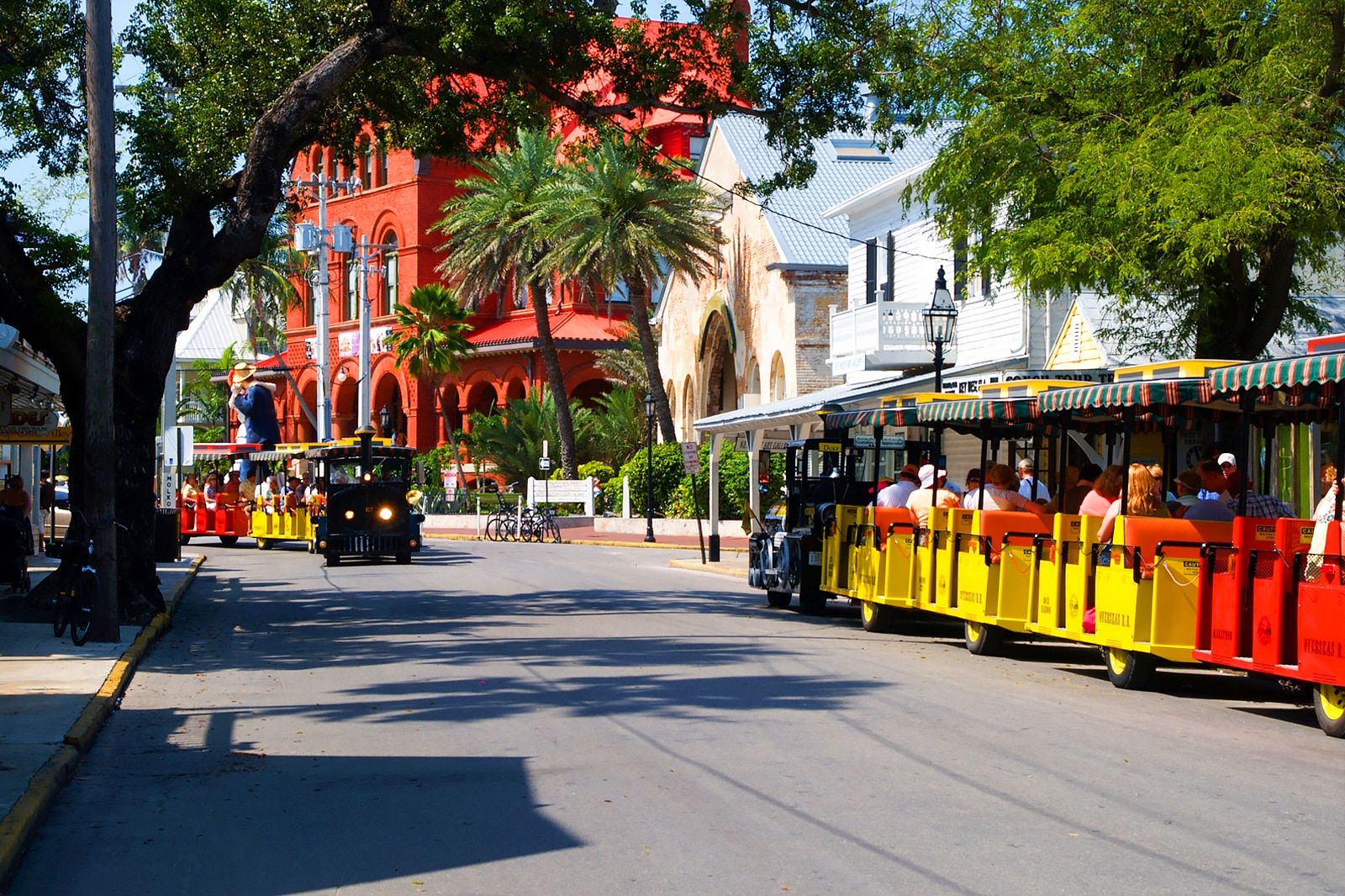 The tour train in Key West.