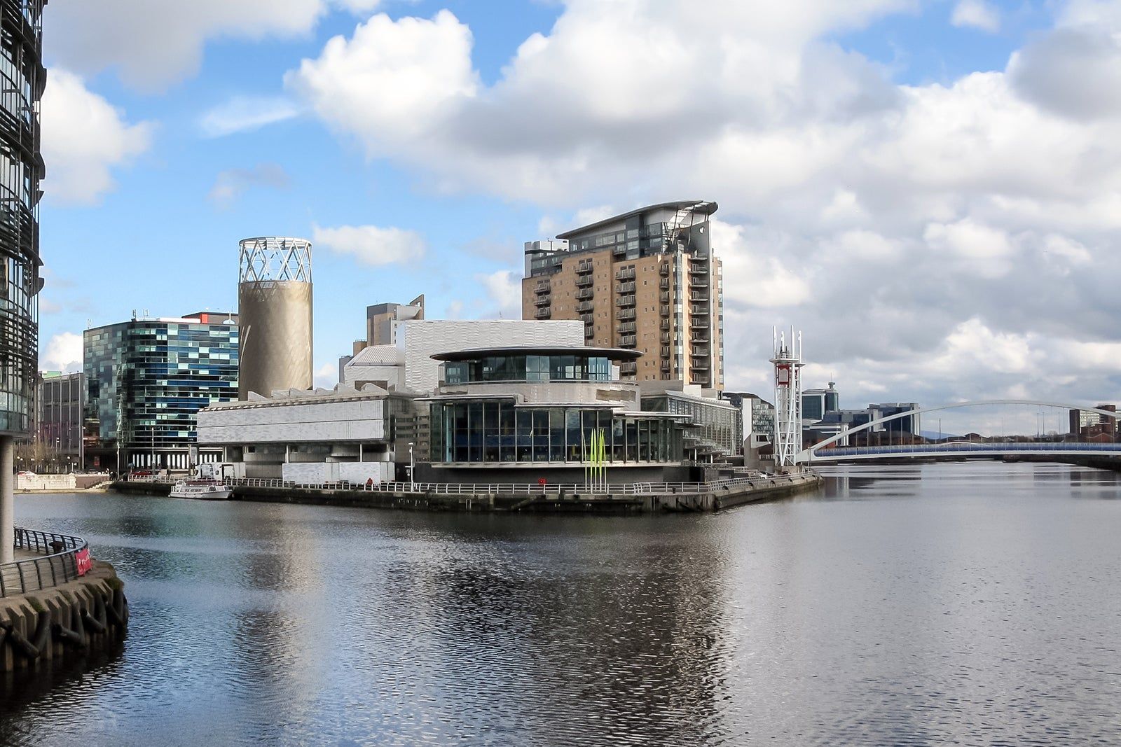 Quayside MediaCityUK in Manchester