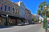 Shops along King Street in Charleston.