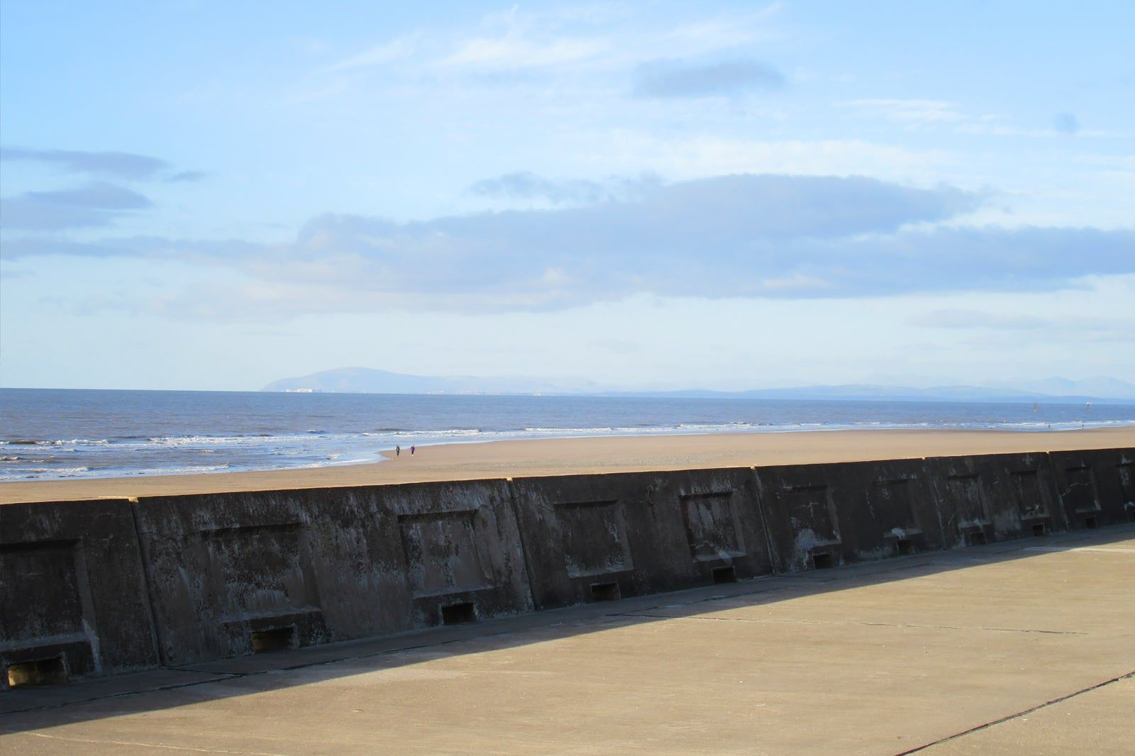 Bispham Beach in Blackpool