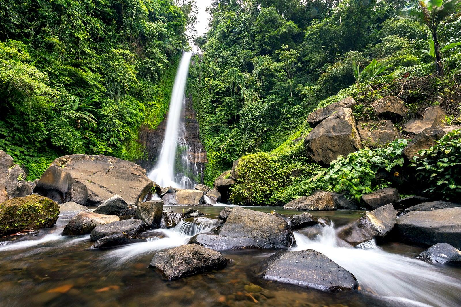 Gitgit waterfall in North Bali