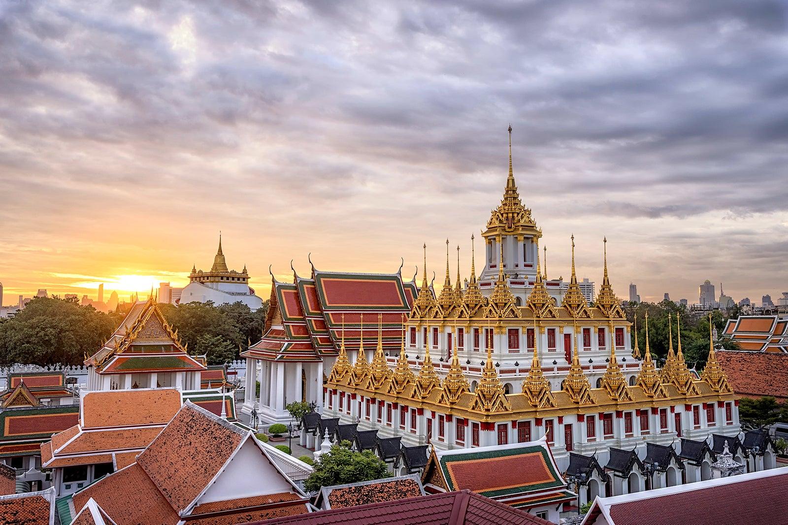 Loha Prasat Temple in Bangkok