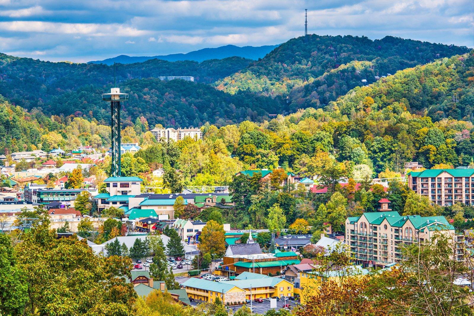 Gatlinburg skyline.