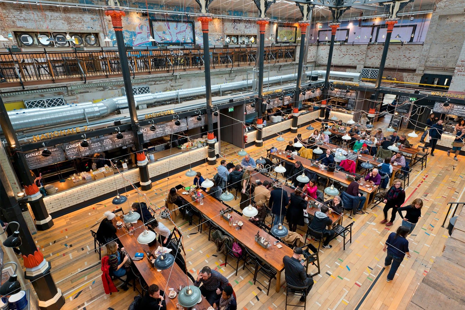 Mackie Mayor Market in Manchester, England