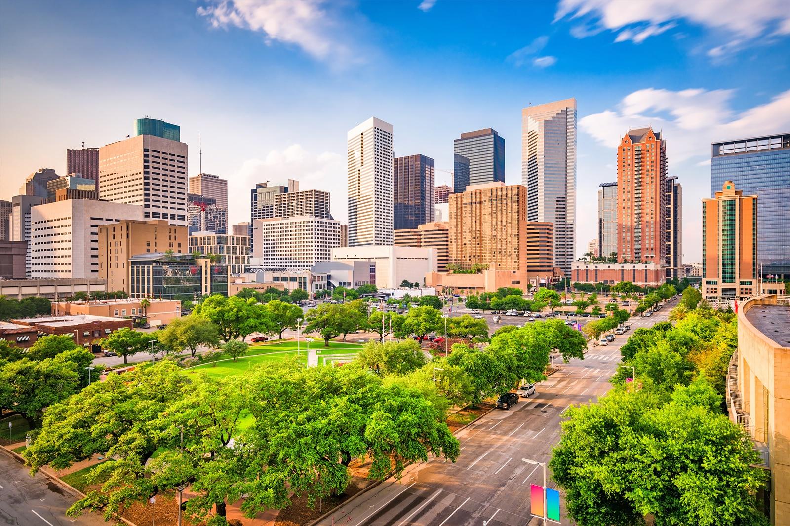 Houston city view.