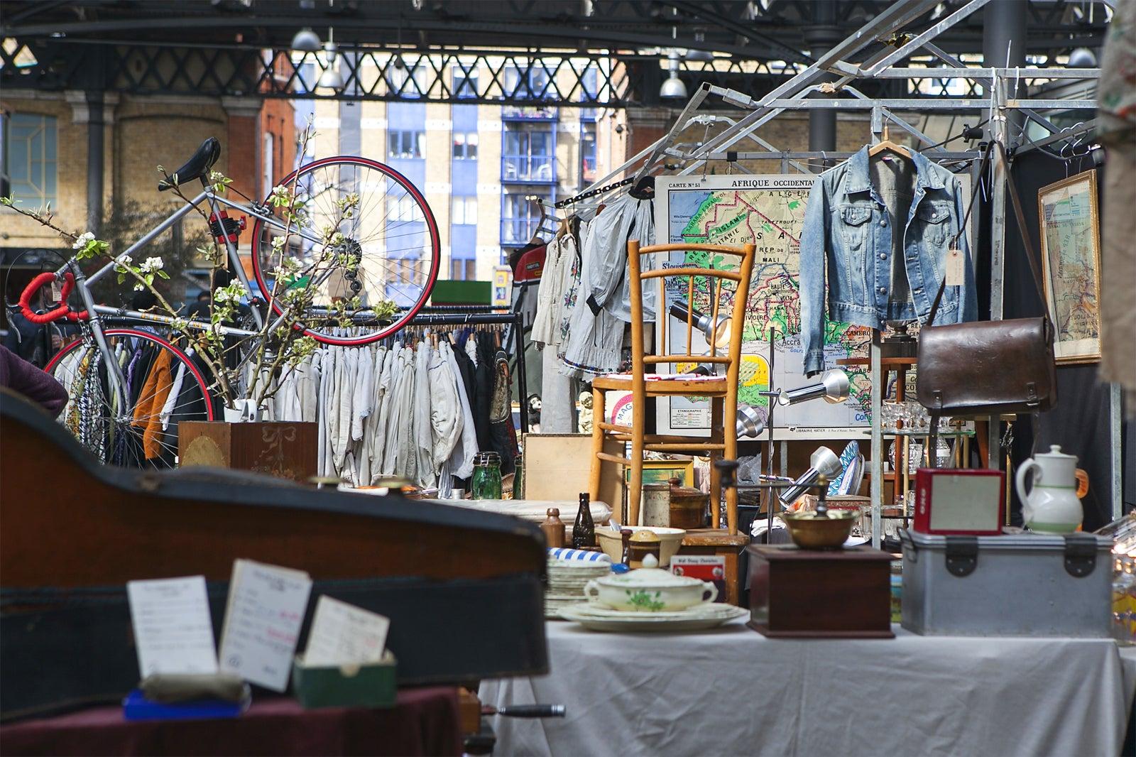 Spitalfields Market in London, England