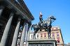 Estatua del duque de Wellington (y su sombrero) en Glasgow, Escocia