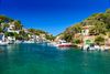 Beautiful coast and harbor of Cala Figuera, Mallorca
