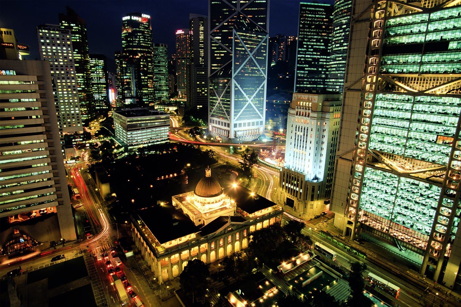 Nightlife in Central Hong Kong