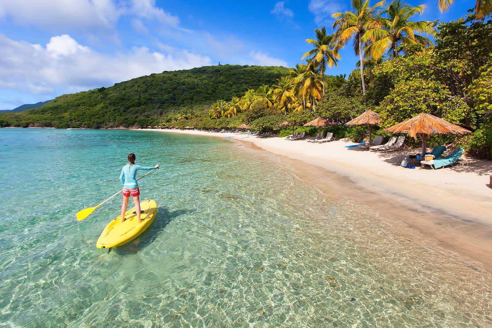 Stand Up Paddle Board Surfing in Bali