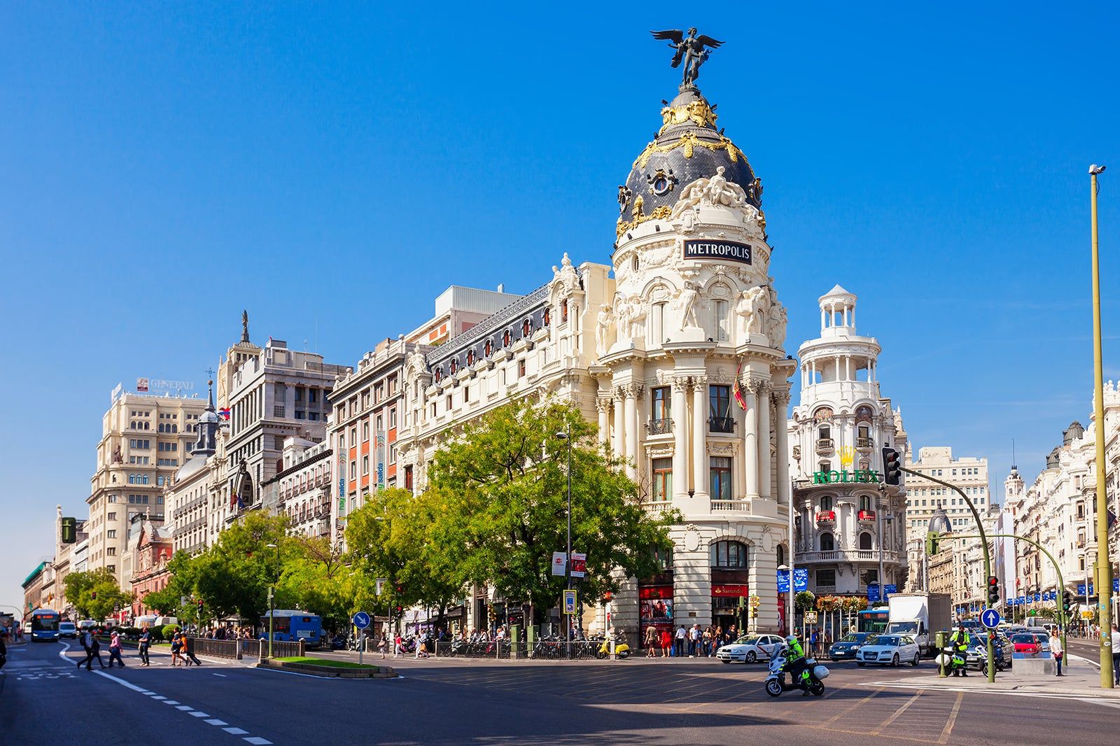 Calle Gran Vía in Madrid