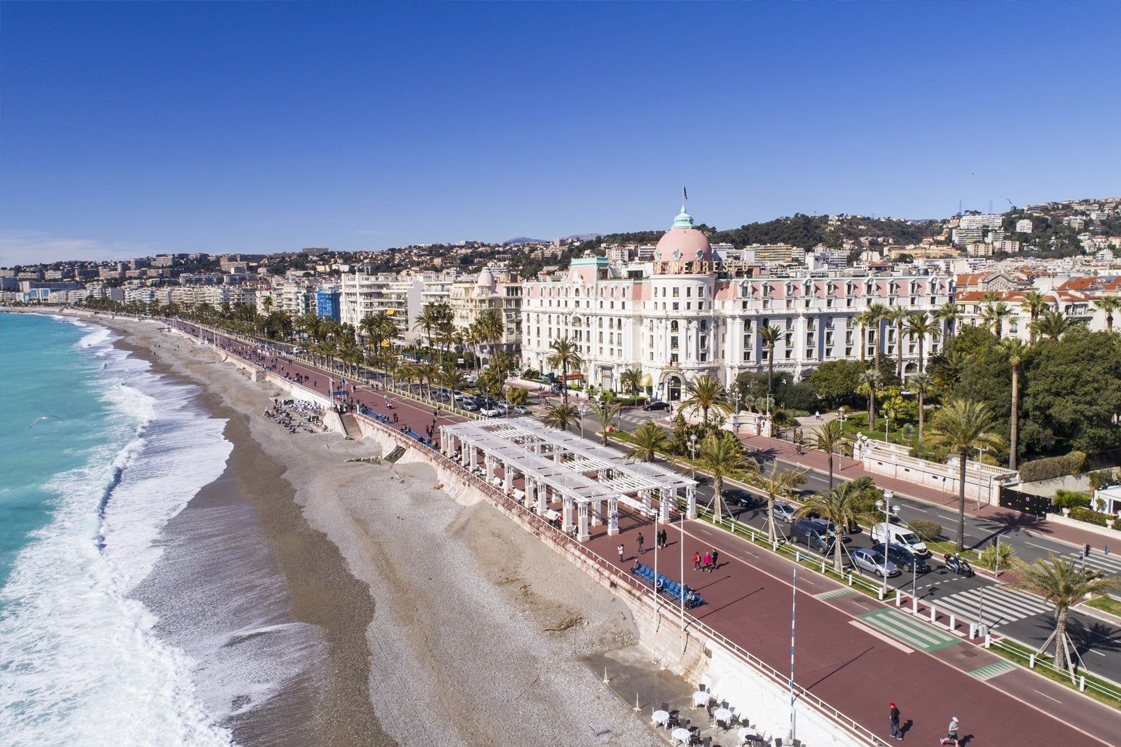 Promenade des Anglais in Nice, France
