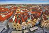 Blick vom Altstädter Rathausturm in Prag