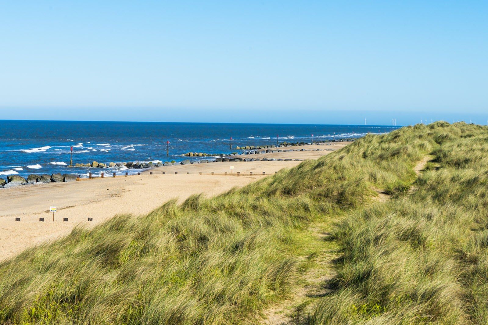 Holkham Norfolk UK beach