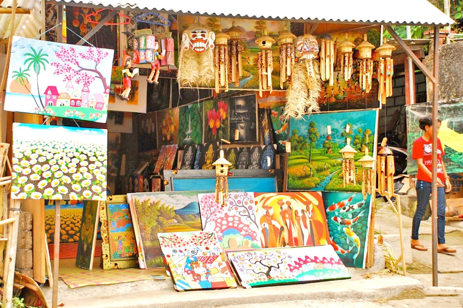 Tegallalang Handicraft Centre in Bali