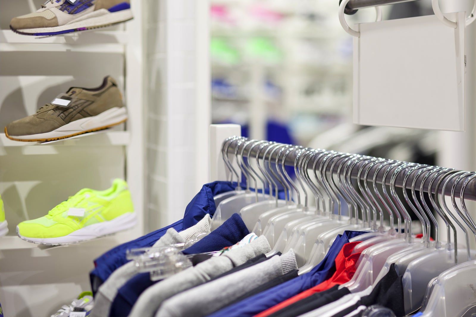 Shopping at Sport Store