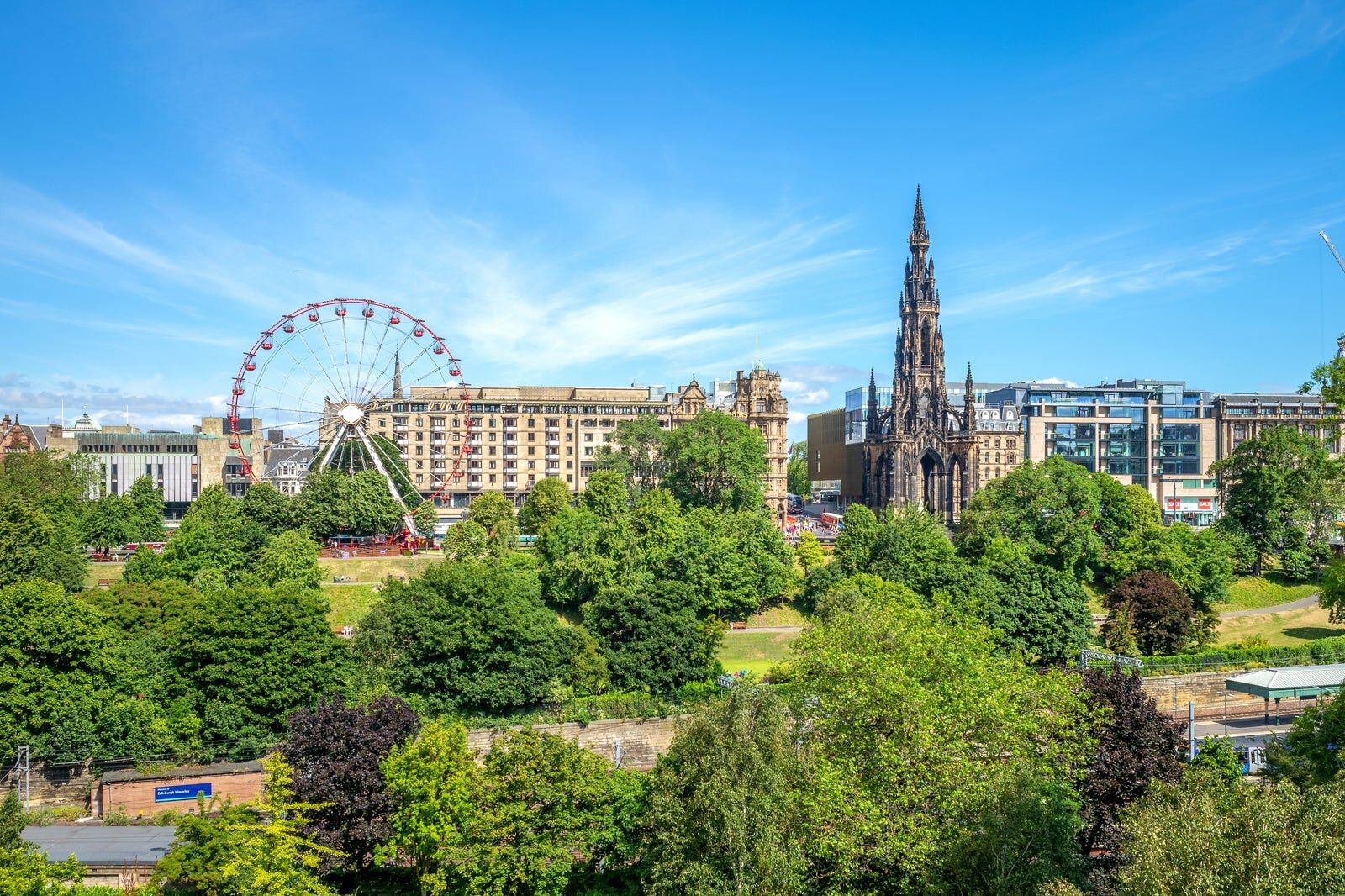 Scott Monument in Edinburgh