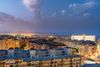 Panoramic view of Torremolinos at dusk