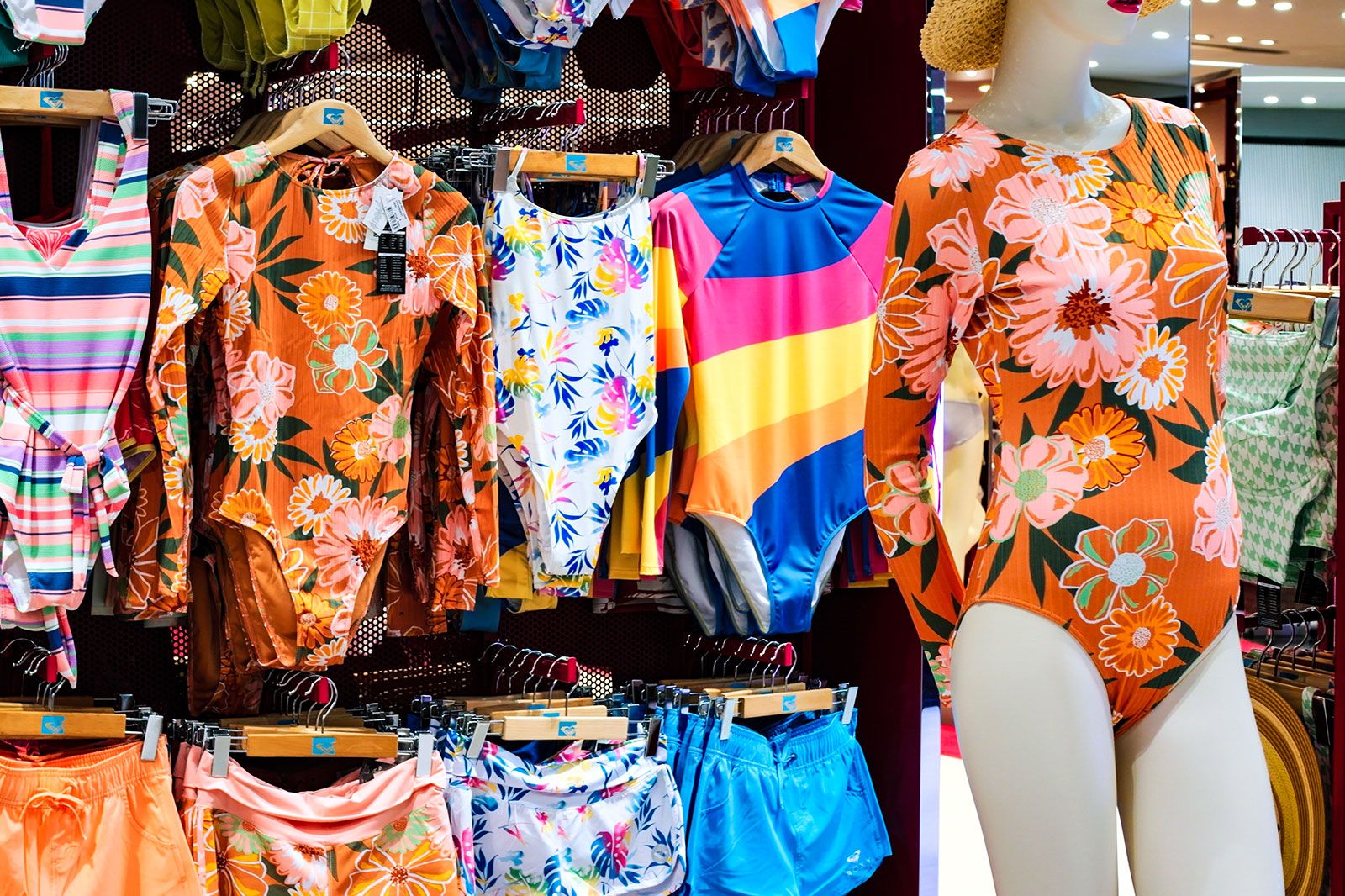 Clothes store in a shopping mall.