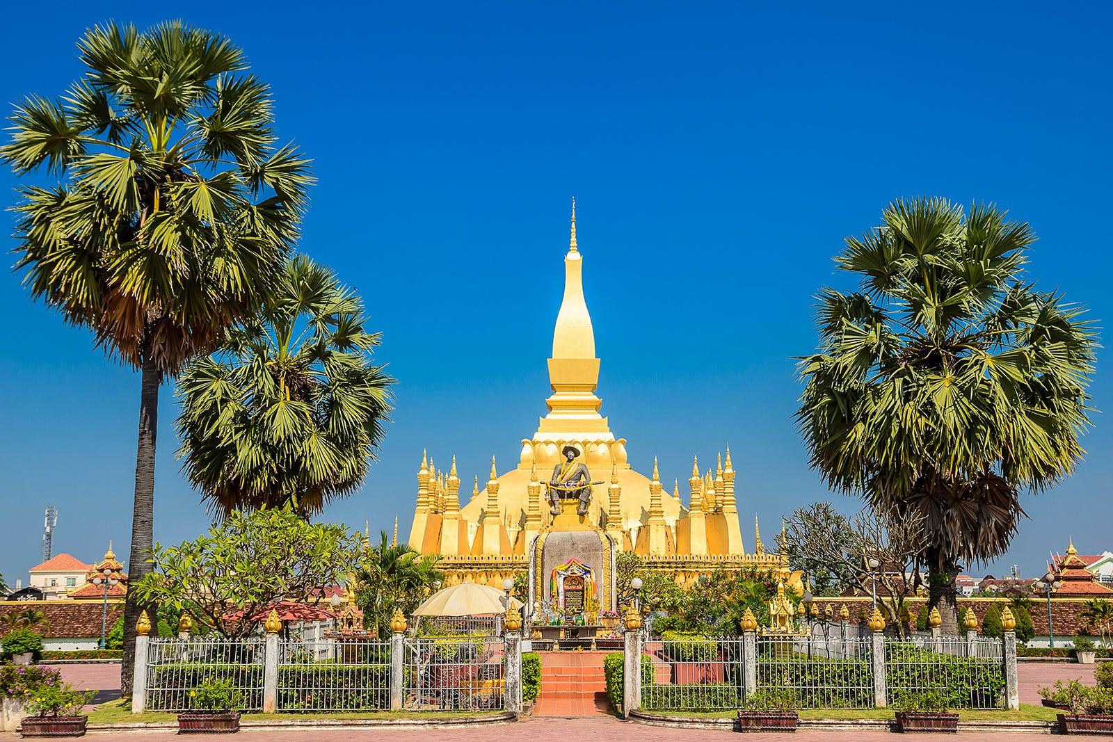 Pha That Luang in Vientiane