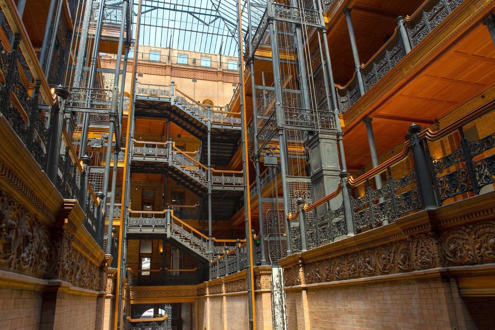 Bradbury Building in Los Angeles