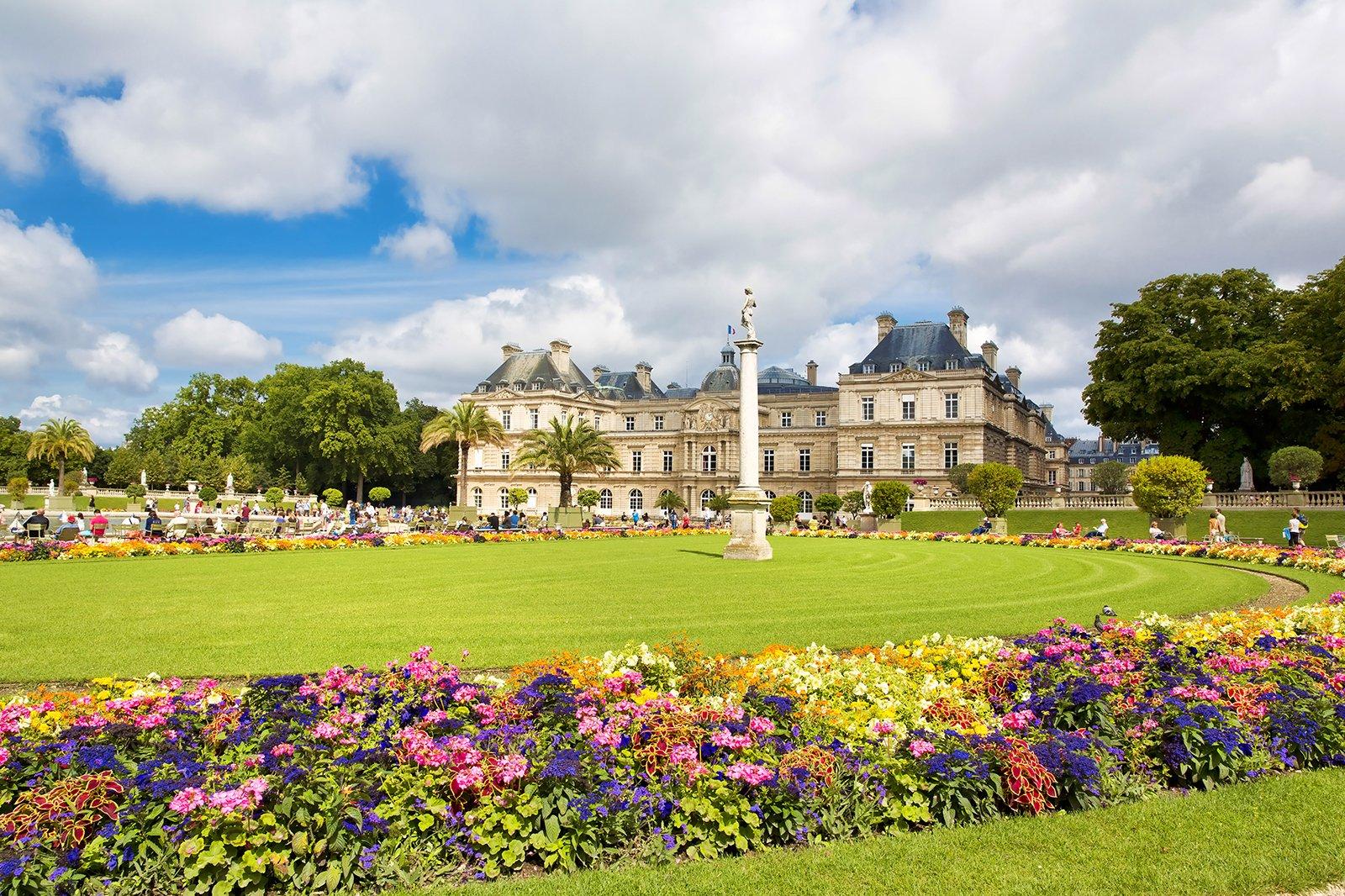 Luxembourg gardens in bloom