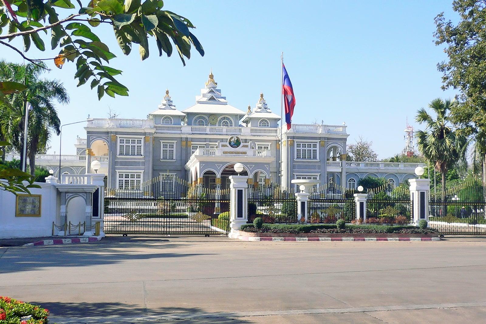 The Presidential Palace of Vientiane