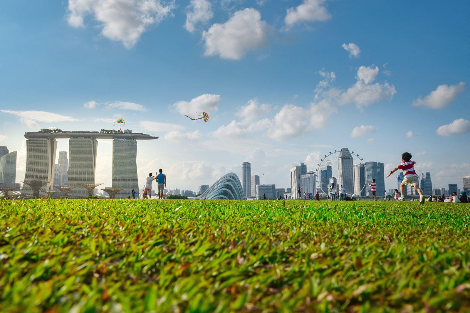 Marina Barrage in Singapore
