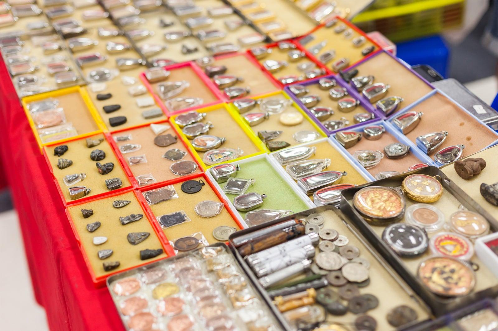 Thai Amulets Market in Phuket Town