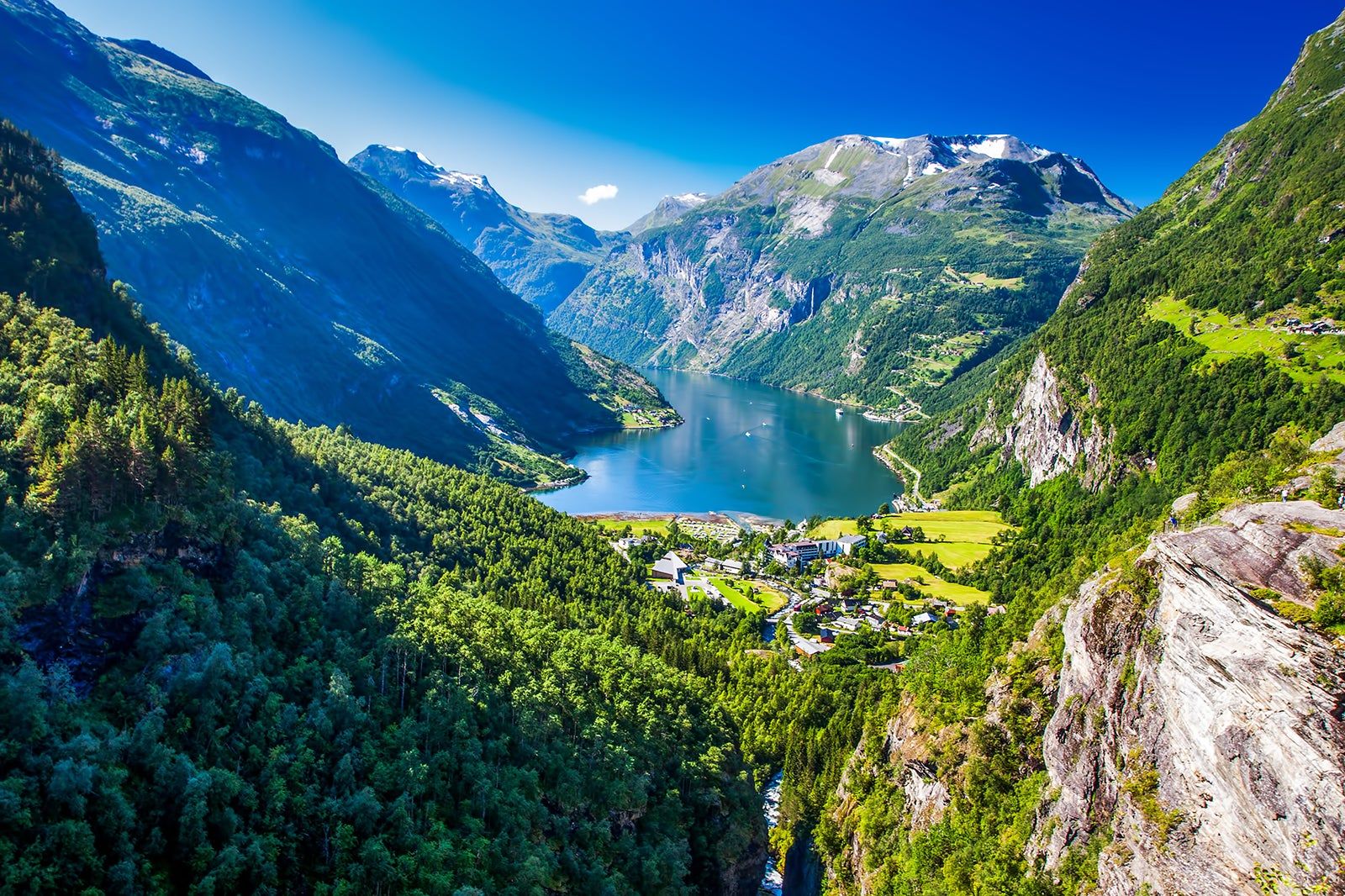 Geirangerfjorden ved Bergen
