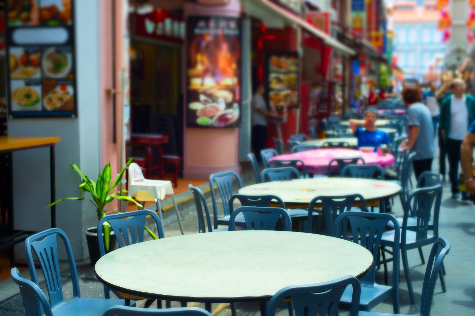 Chinatown Food Street in Singapore