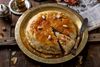 Moroccan pastry with almonds.