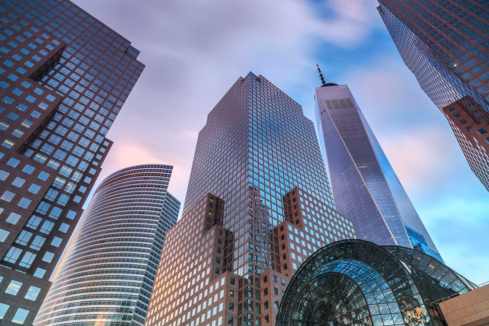 Buildings in New York.