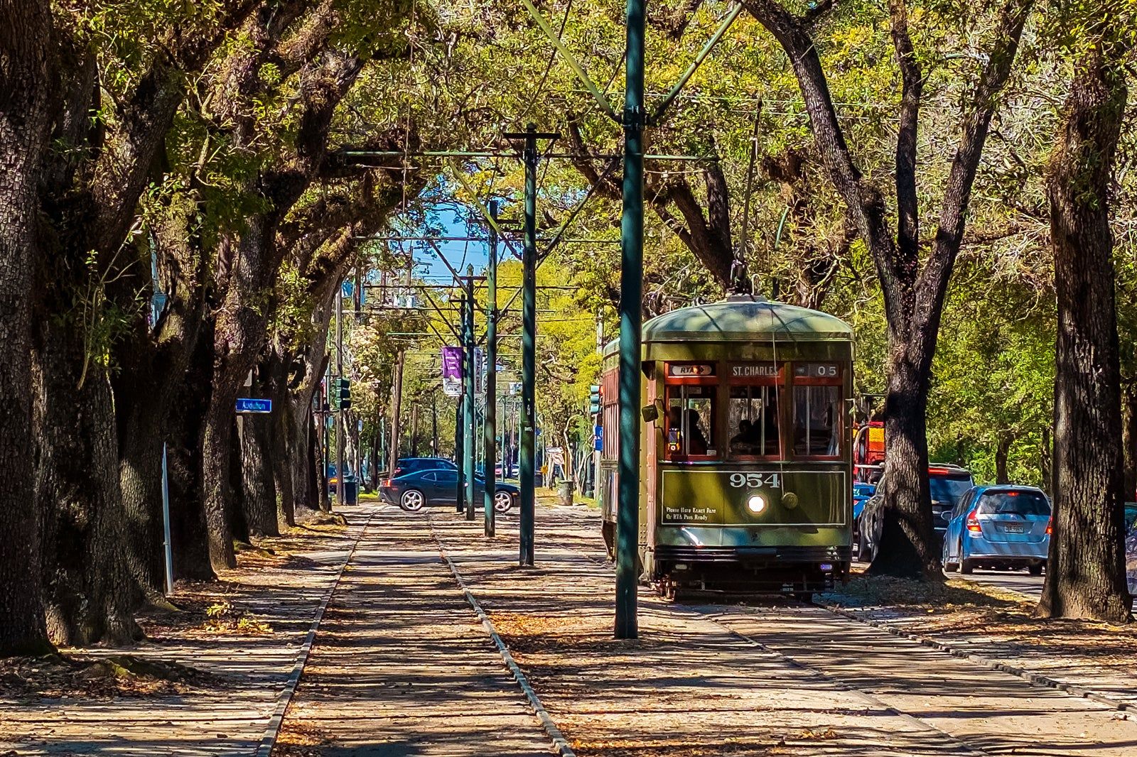 St. Charles Streetcar in New Orleans