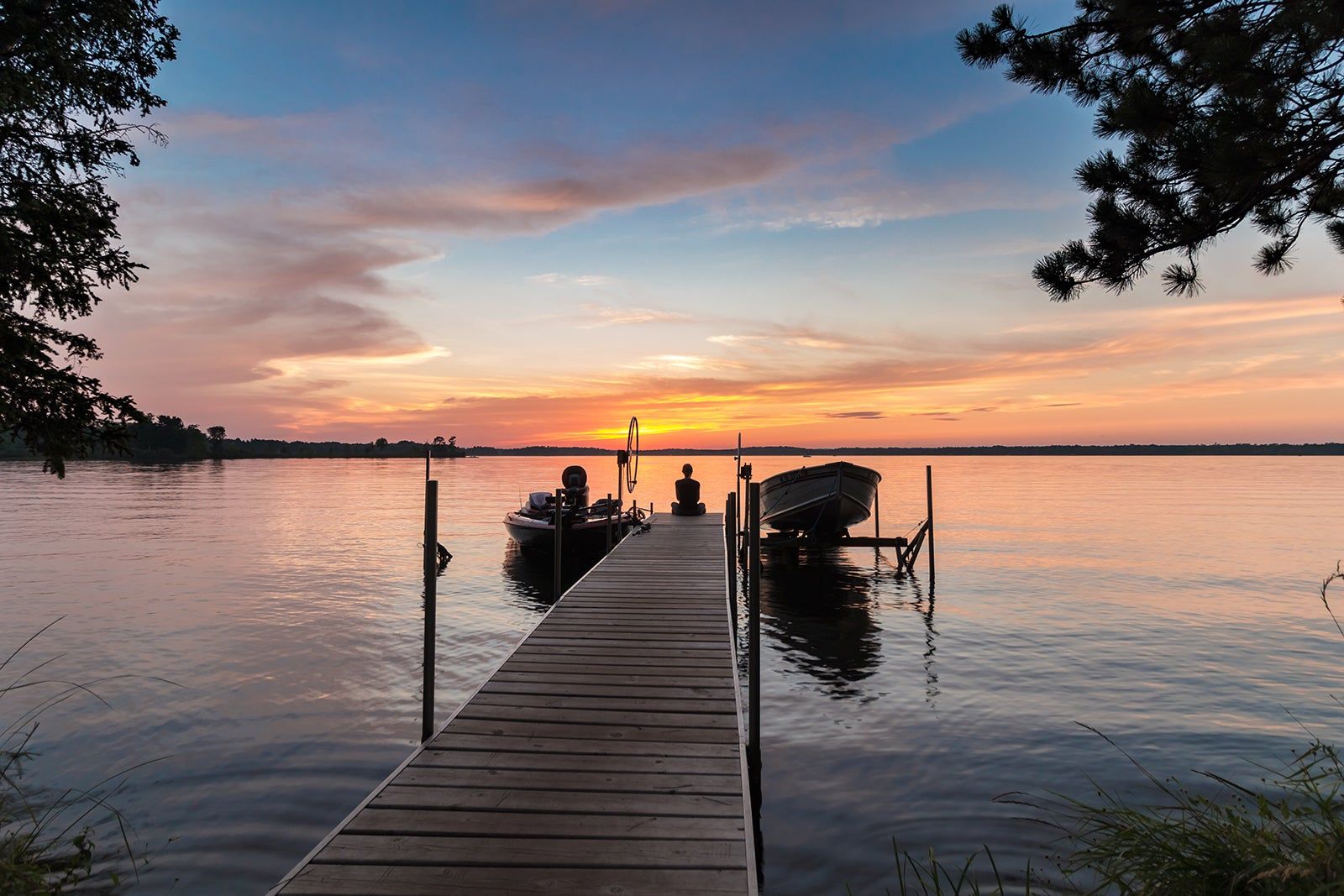 Dusk by the Wisconsin River