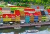 A town made of LEGOs.