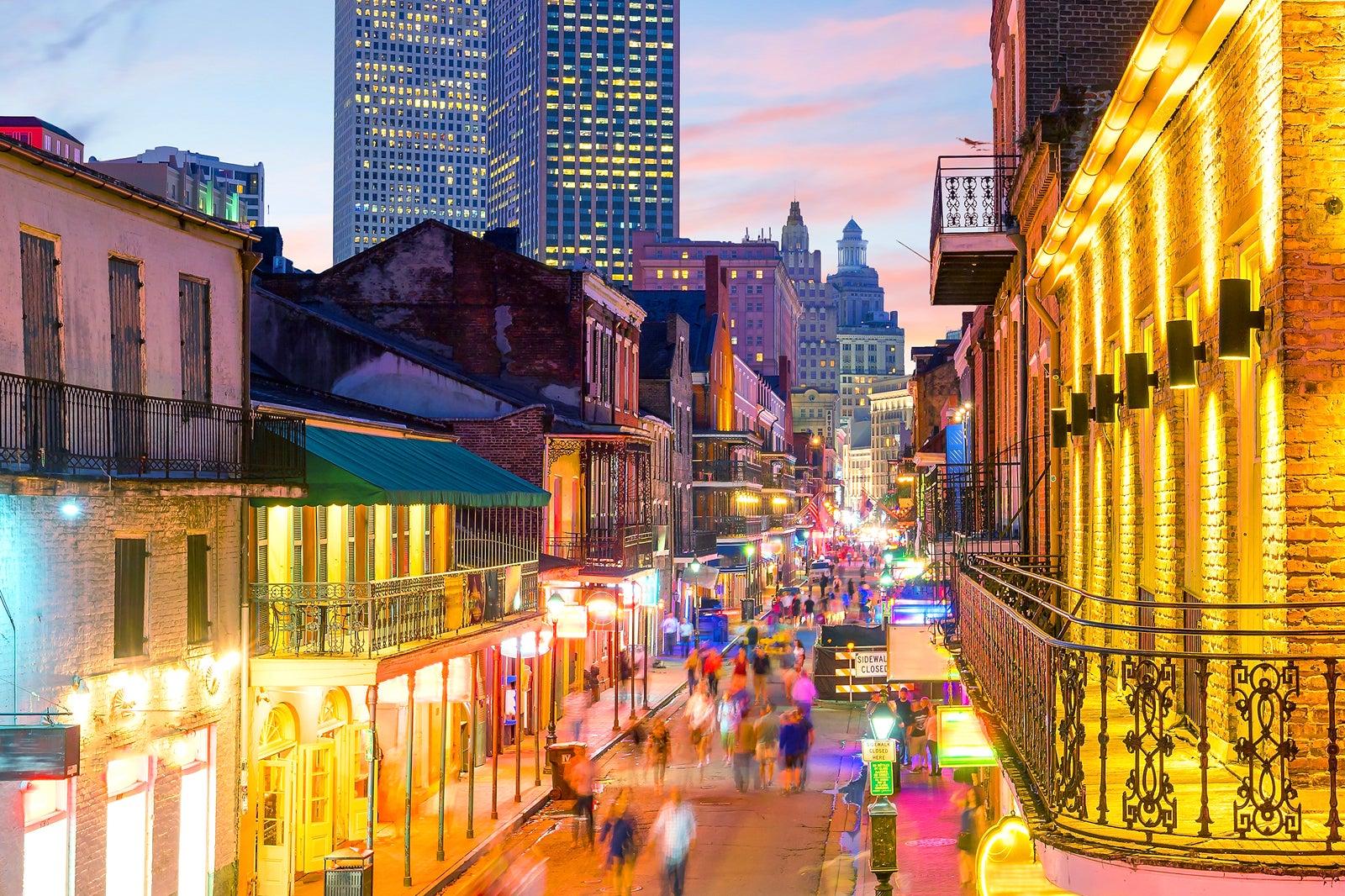 Bourbon Street in New Orleans