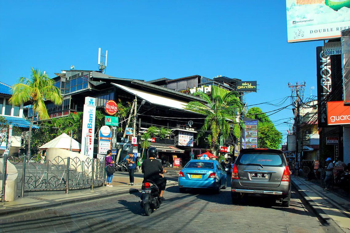 Jalan Legian - Nightlife and Shopping Street in Legian, Bali