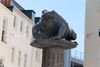 The Toad Statue in Jersey, England