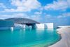 Exterior view of Louvre Abu Dhabi.