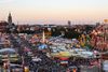 Stalls, a crowd and ride in Germany.