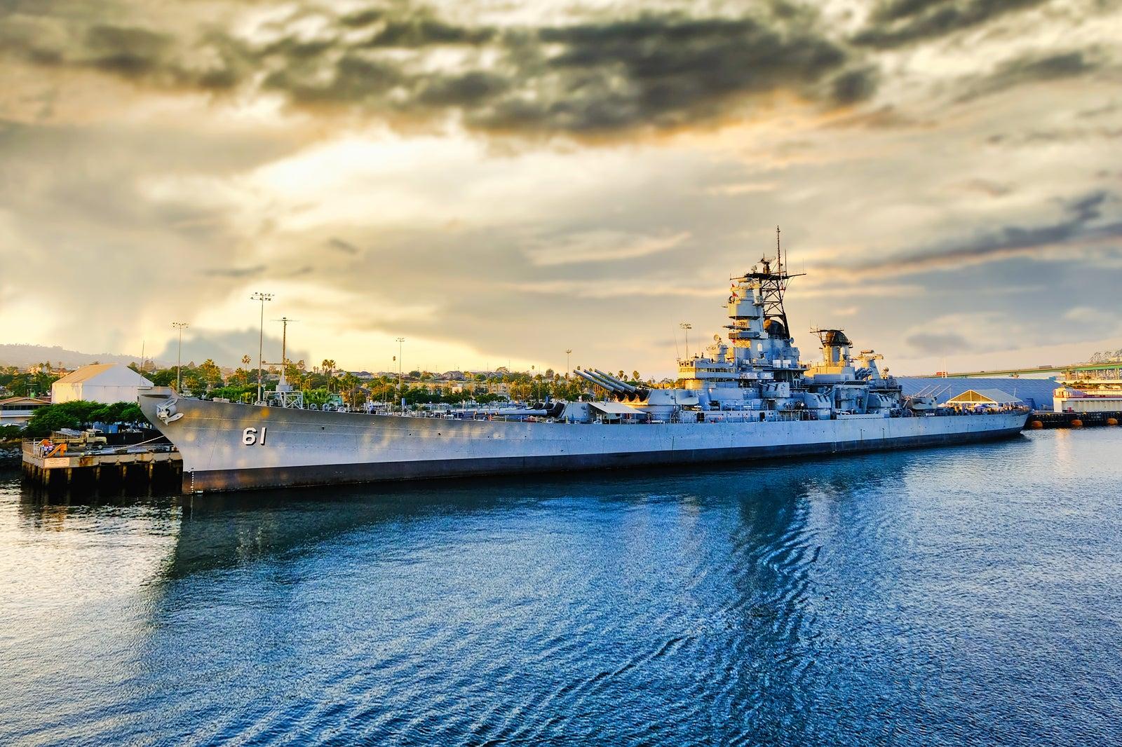 Battleship USS Iowa Museum in Los Angeles