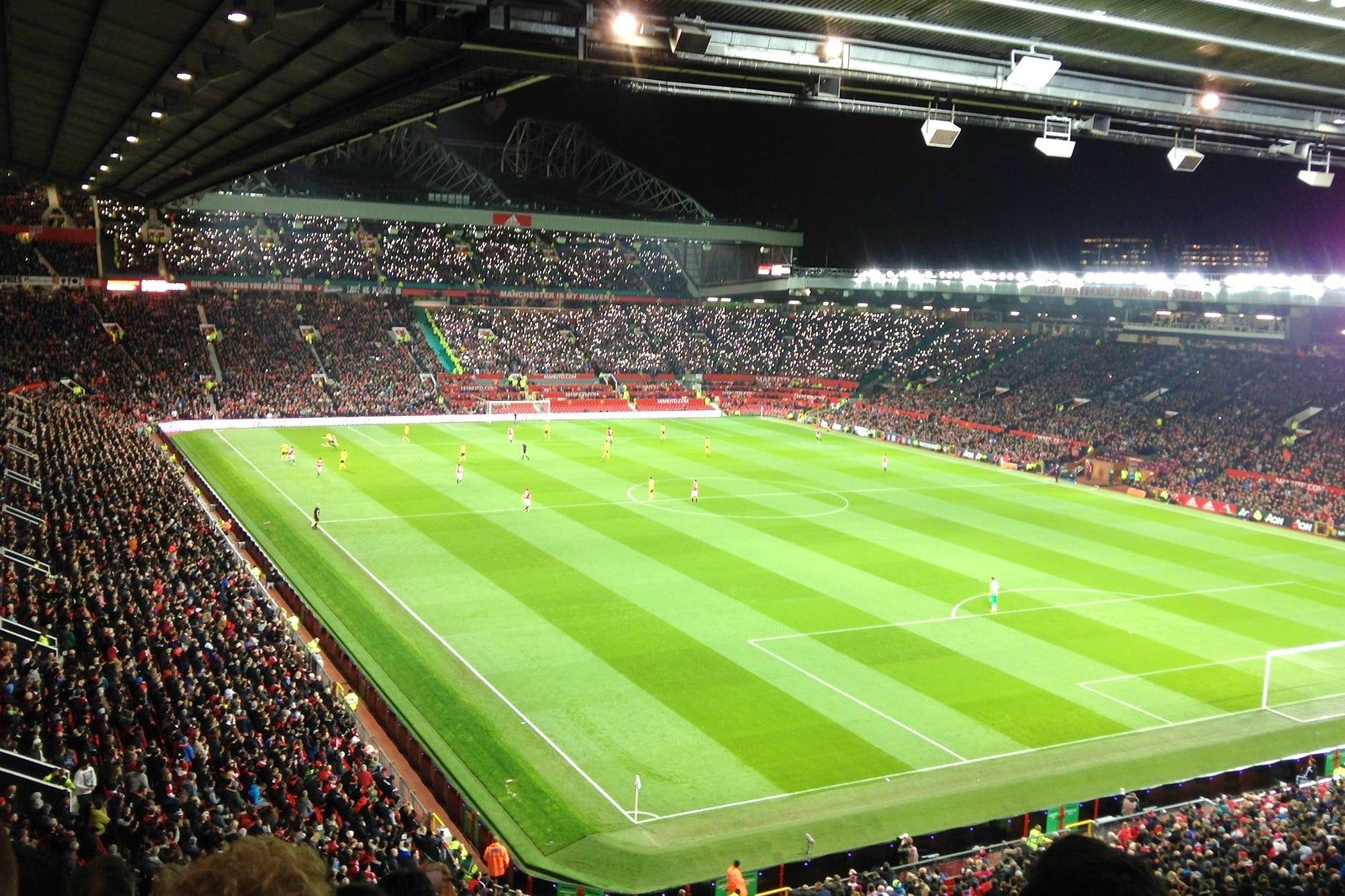 Old Trafford Football Ground in Manchester