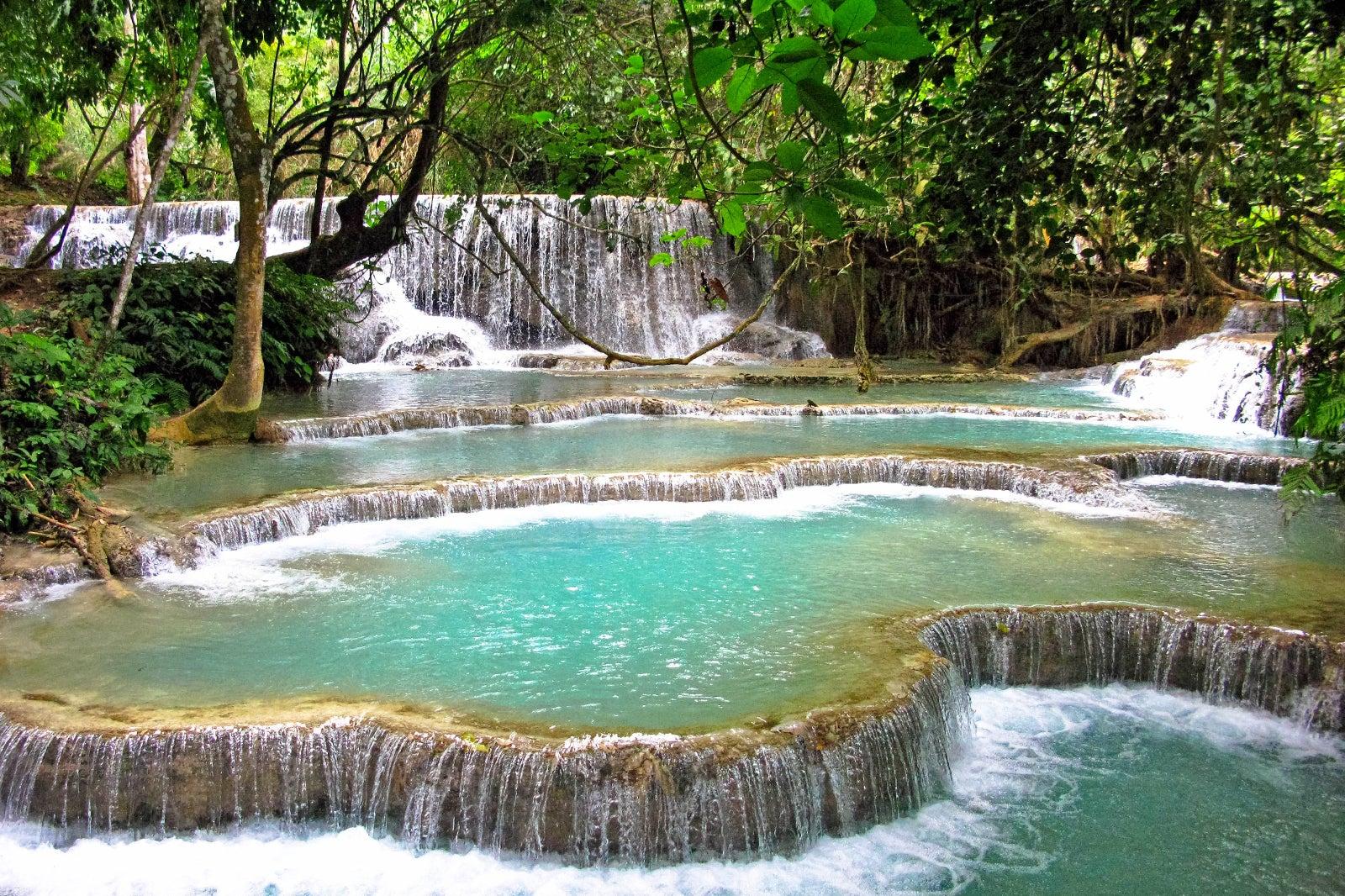 Kuang Si Falls near Luang Prabang