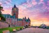The Quebec city skyline with the Château Frontenac.