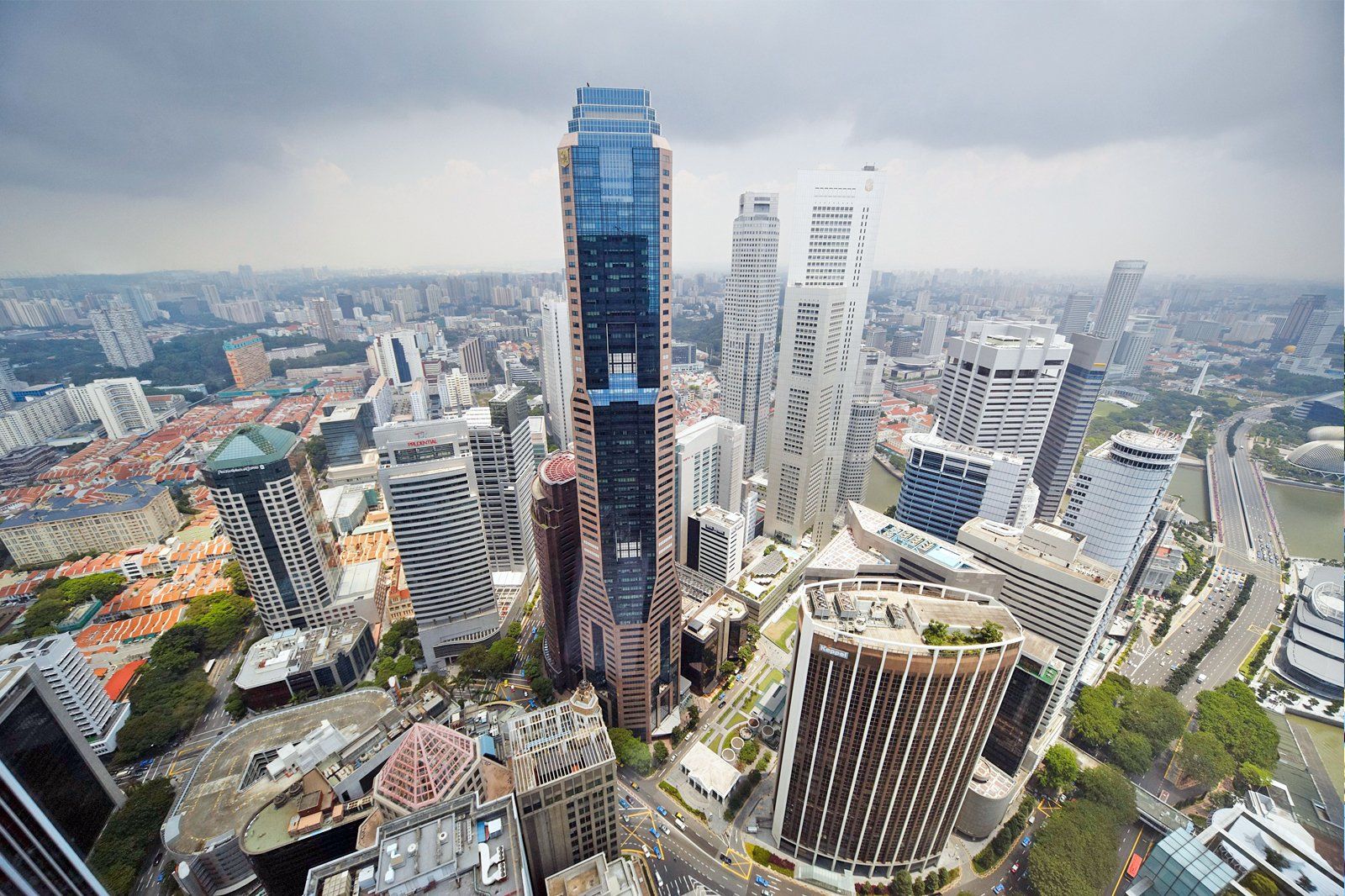 Raffles Place in Singapore