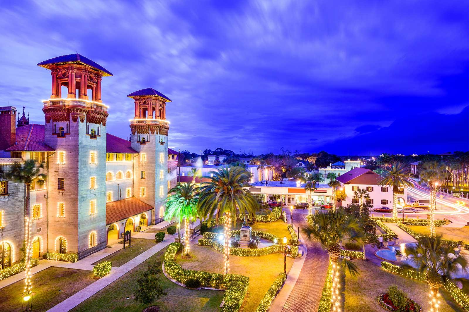 Downtown area of St. Augustine.