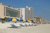 Sunny view of the Daytona Beach near Orlando.